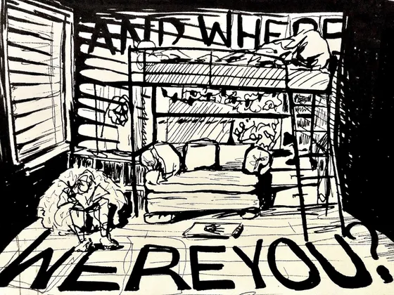 Portfolio artwork by a student, Catie